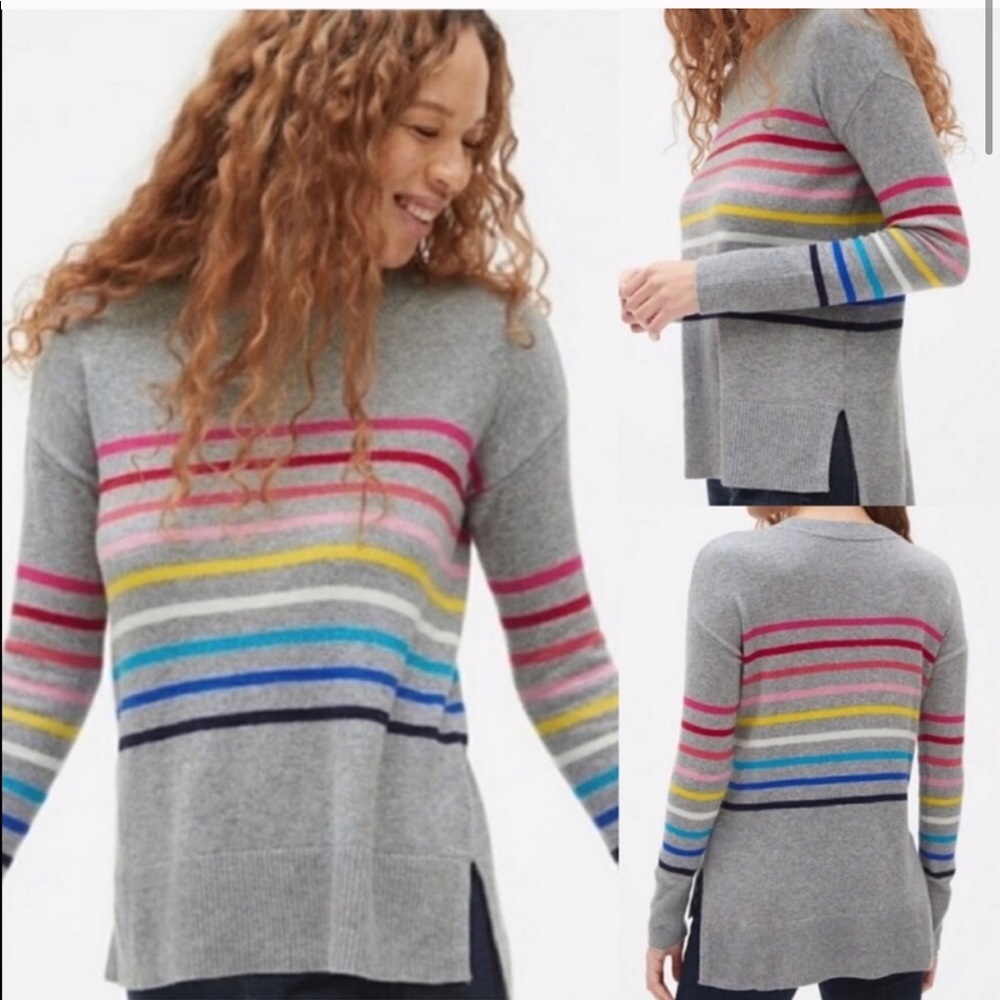 Gap Rainbow Striped Sweater